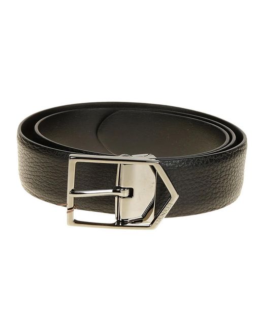 Belts Canali pour homme en coloris Black