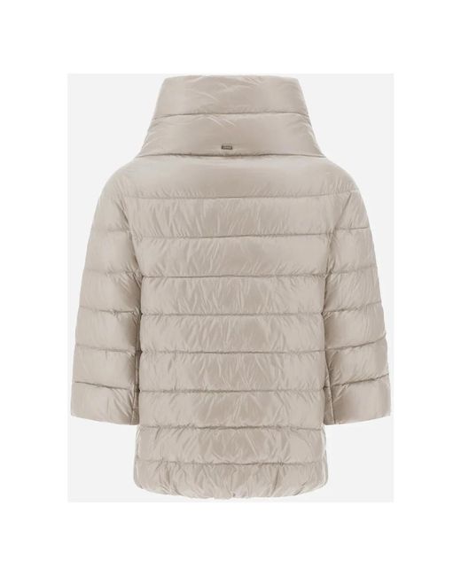 Chaqueta plumón boudin acolchado Herno de color Gray