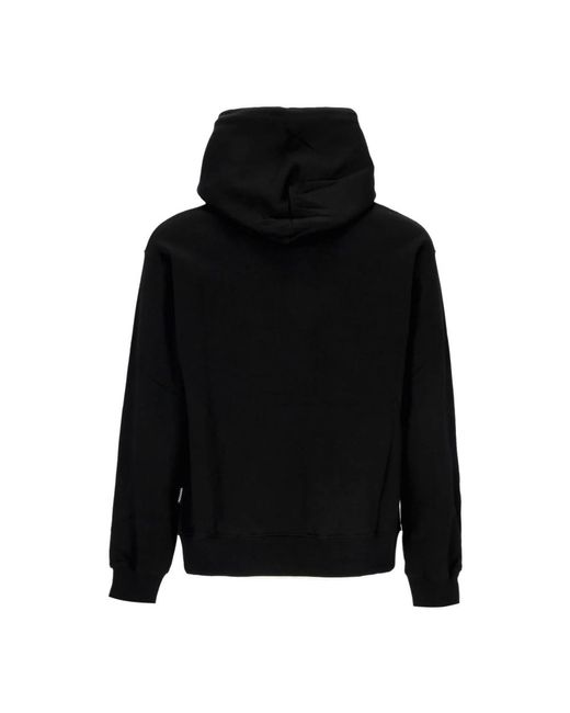 Propaganda Hoodies & Sweatvesten ,Zwart ,Katoen Zwarte Hoodie Met Kangoeroezak in het Black voor heren