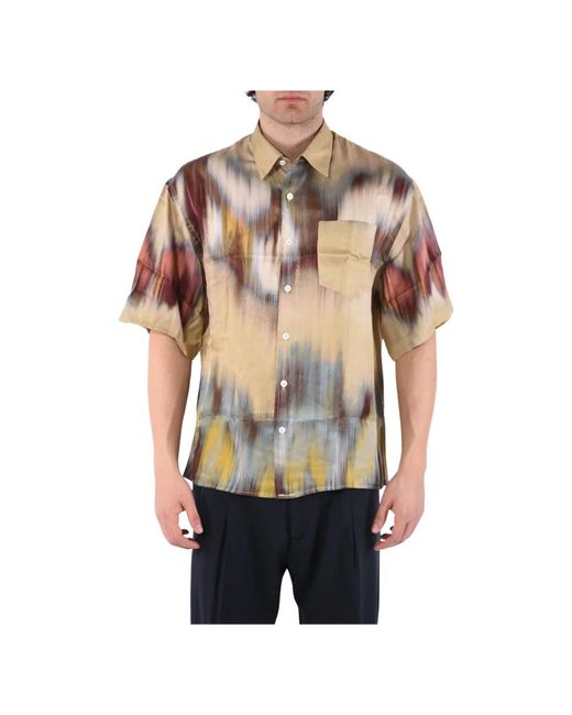 Costumein Multicolor Short Sleeve Shirts for men