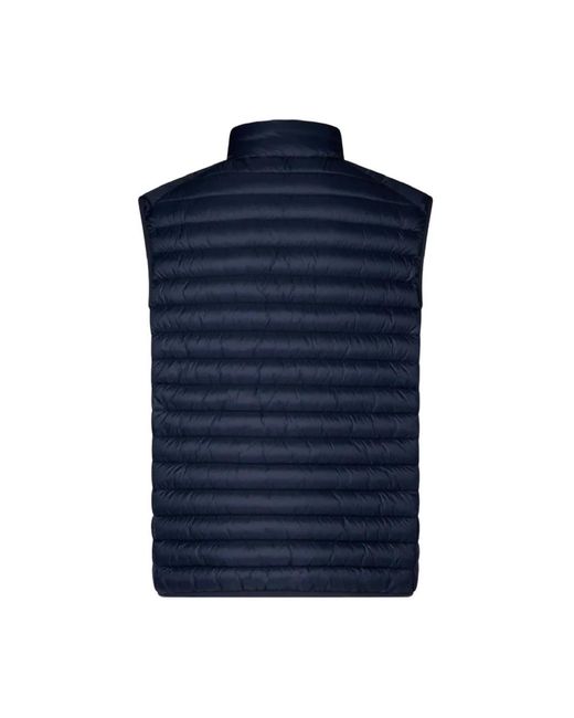 Save The Duck Jassen ,Blauw ,Polyester Adam Vest in het Blue voor heren