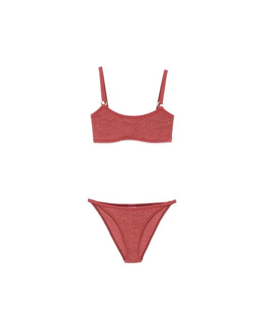 Hunza G Iris Bikini in het Red