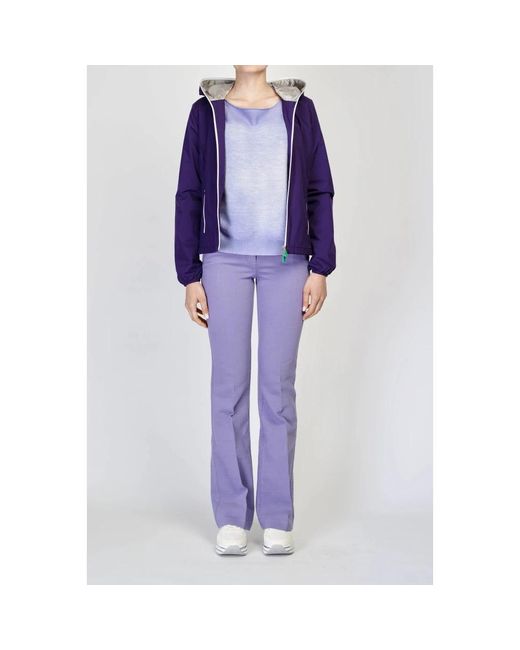 Kiltie Purple Wide Trousers