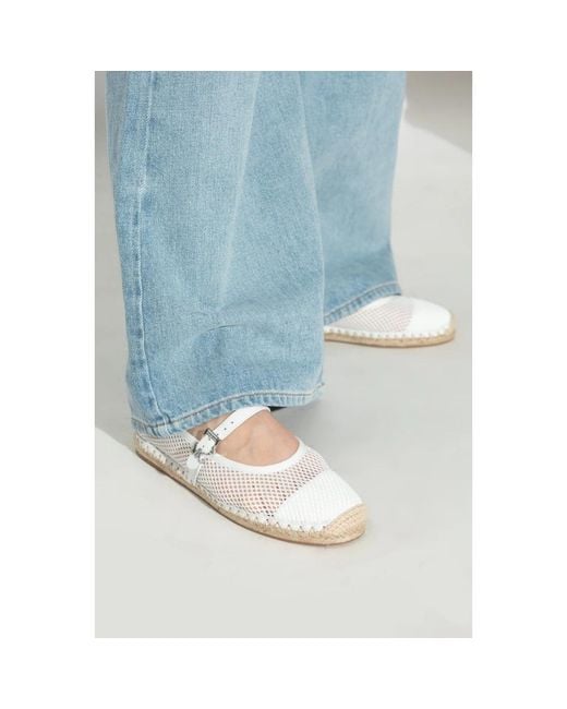 Michael Kors White Ballerina Shoes