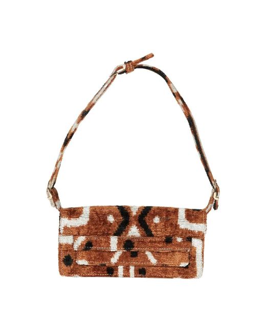 Shoulder Bags La Milanesa de color Brown