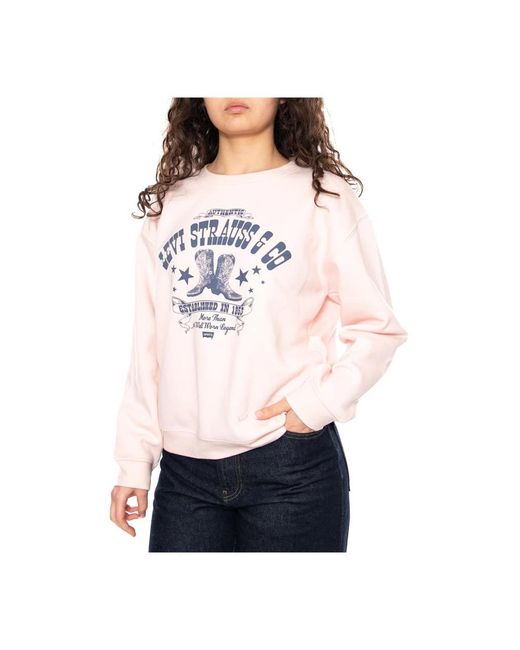 Levi's Sweatshirts in het Pink