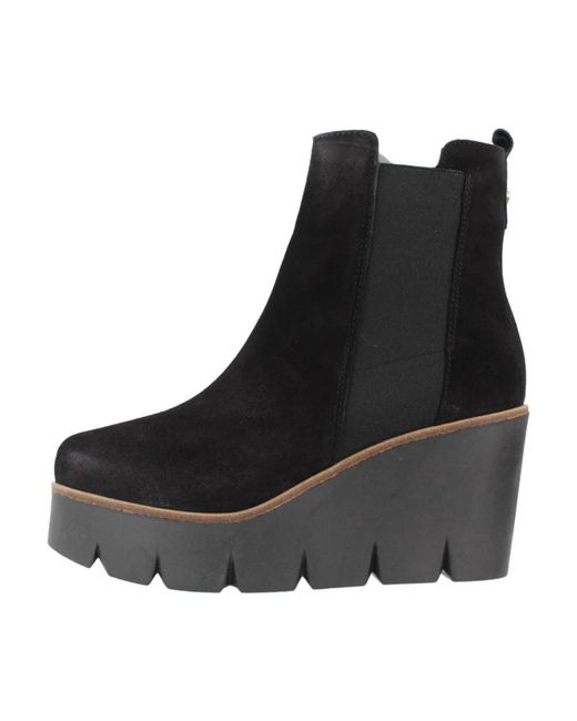 Sasha wedges stivali di Alpe in Black