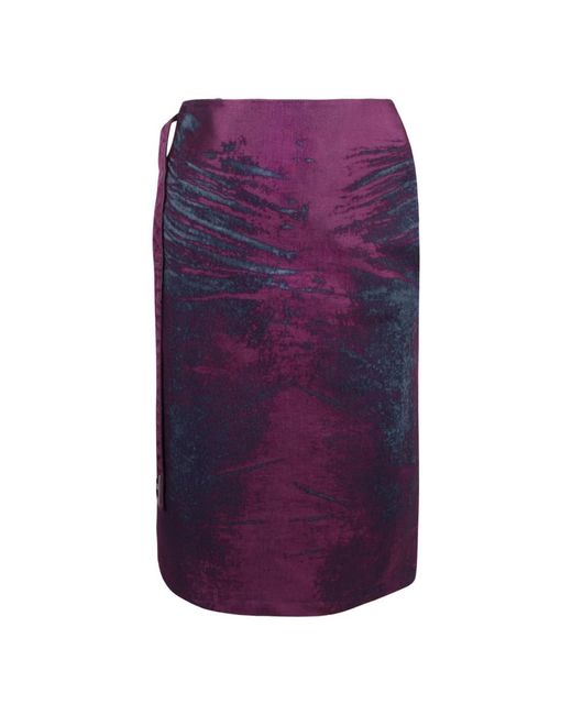 DIESEL Purple Midi Skirts