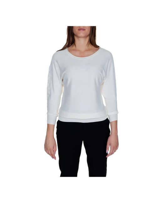 Guess Gray Bat sleeve logo top herbst/winter kollektion