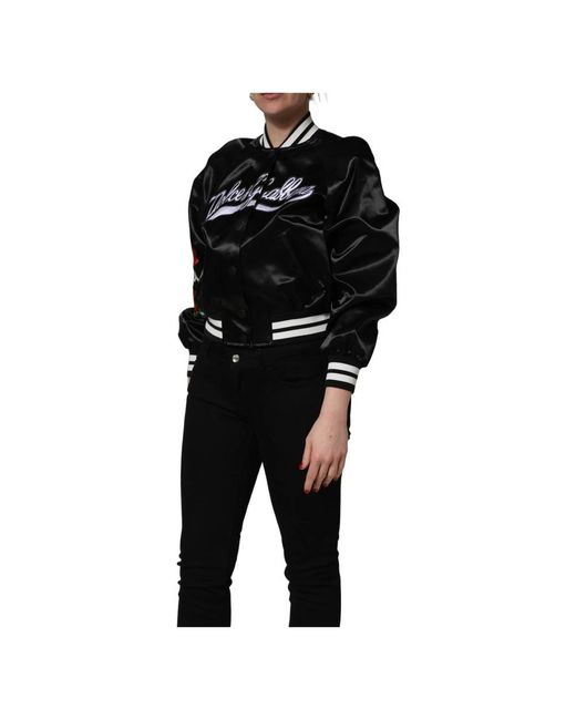 Dolce & Gabbana Black Bomber Jackets