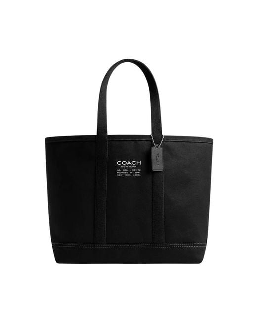 COACH Black Utility Tote