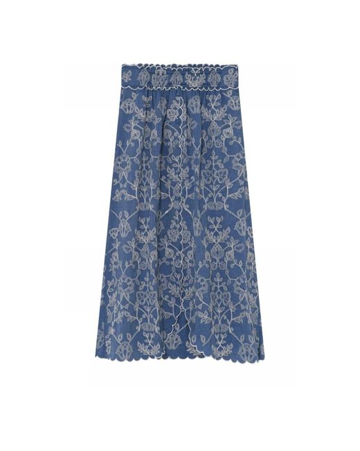 Midi Skirts di GUSTAV in Blue