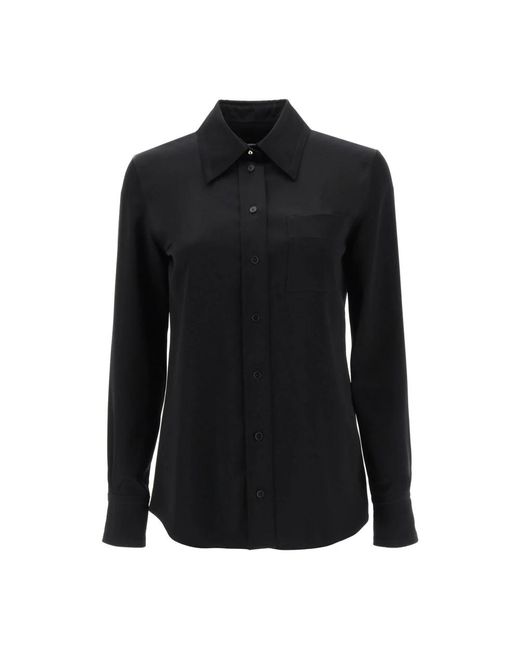 Lanvin Black Casual button-up hemd