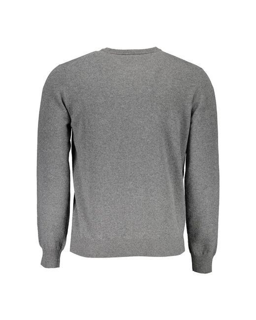 Harmont & Blaine Gray Round-Neck Knitwear for men