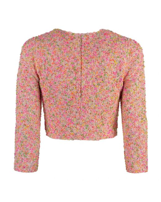 St. John Red Tweed Jackets