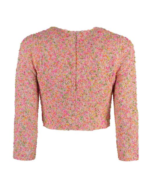 St. John Red Tweed Jackets