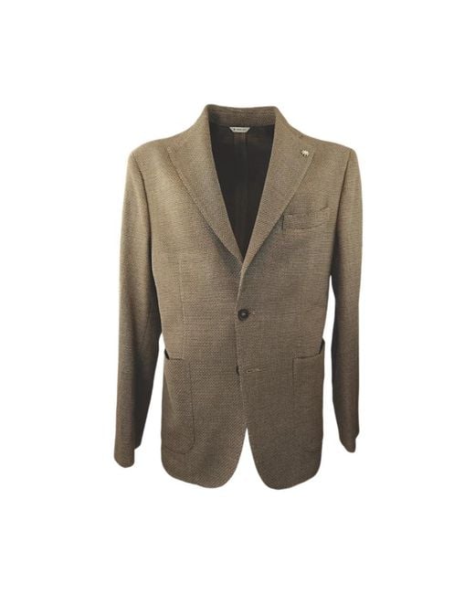 Manuel Ritz Green Blazers for men