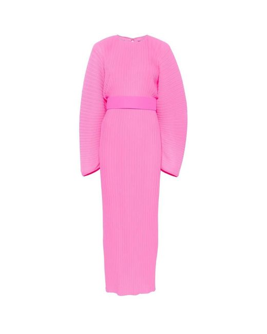 Solace London Pink Mirabelle Maxi Dress