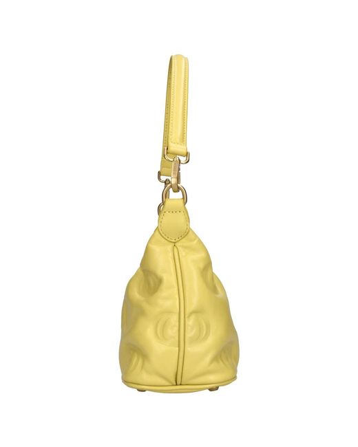 La Carrie Yellow Shoulder Bags