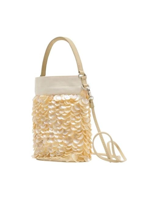 Handbags di Staud in Metallic
