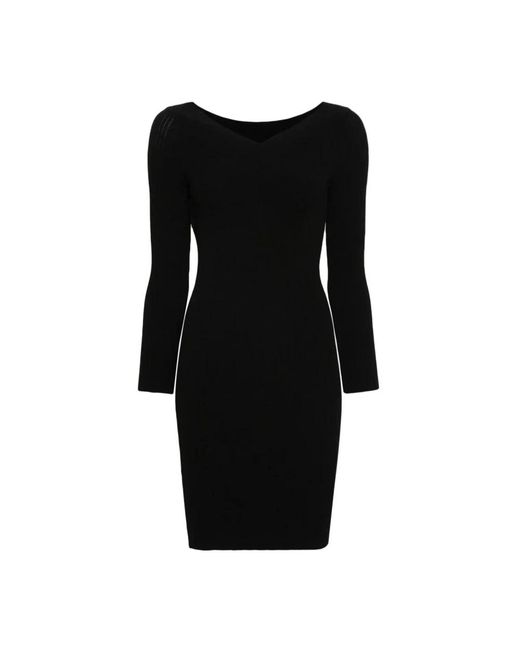 Alberta Ferretti Black Elegantes schwarzes kleid