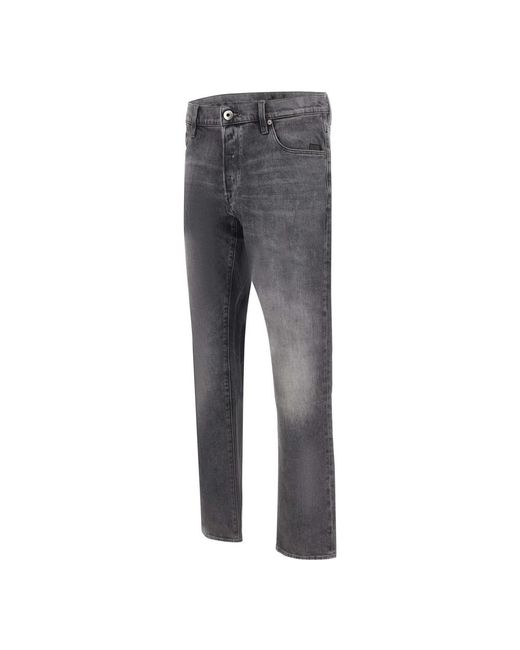 G-Star Gray Straight Fit Jeans for men
