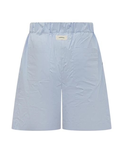 A PAPER KID Blue Casual Shorts for men