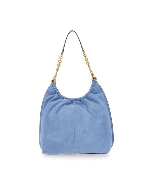 Michael Kors Blue Shoulder Bags