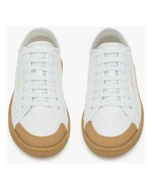 Saint Laurent White Sneakers for men