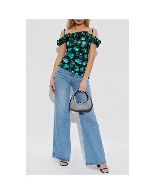 Flared Jeans Coperni en coloris Blue