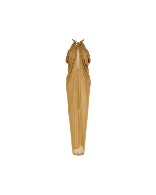 Alberta Ferretti Metallic Maxi Dresses