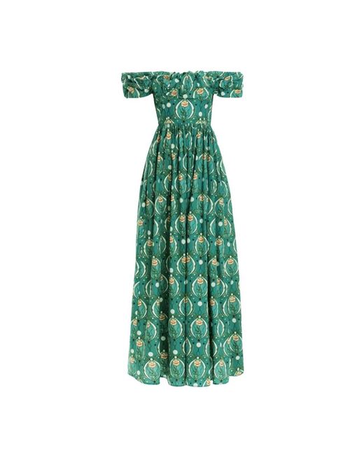 Maxi Dresses Agua Bendita de color Green