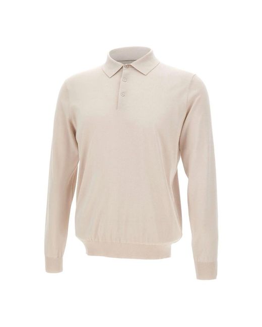 Kangra White Round-Neck Knitwear for men