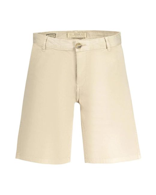 Guess Bermuda Shorts in het Natural voor heren