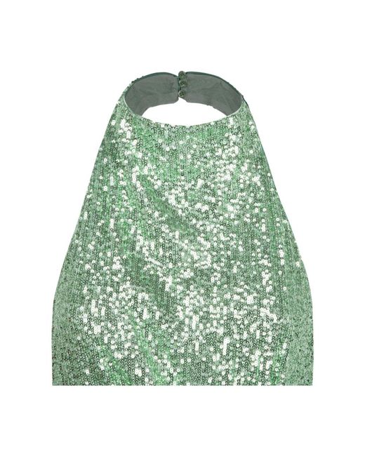 Nenette Green Mint sequin offener rücken kleid