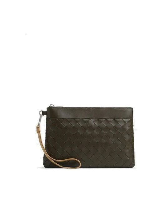 Bottega Veneta Green Clutches