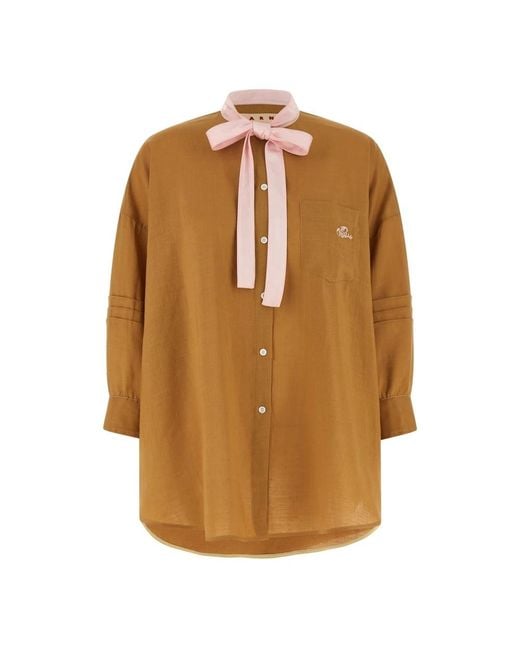 Marni Brown Shirts
