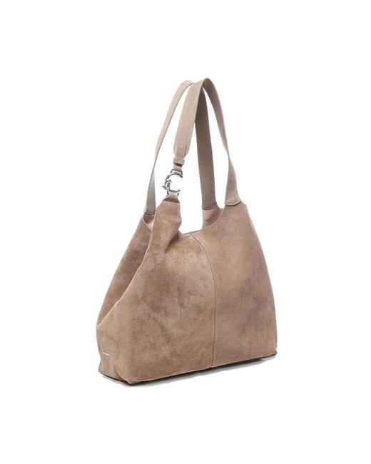 Coccinelle Gray Shopping Bags