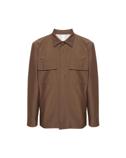 Lardini Brown Light Jackets for men