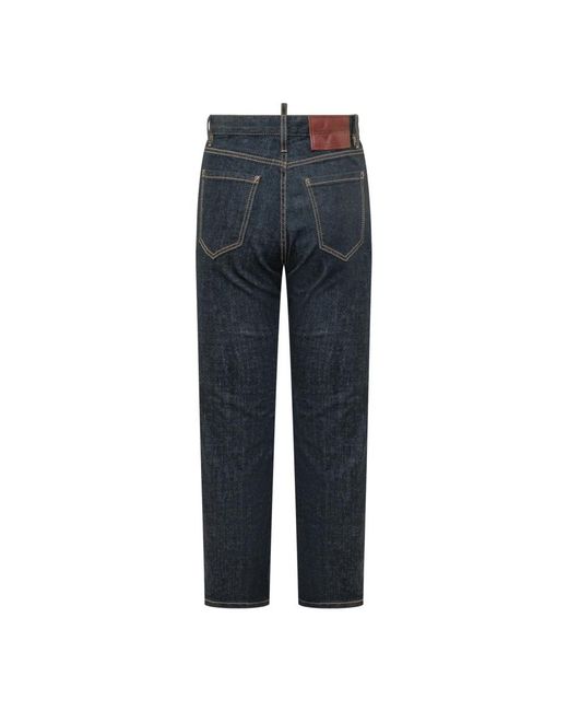 DSquared² Blue Straight Jeans