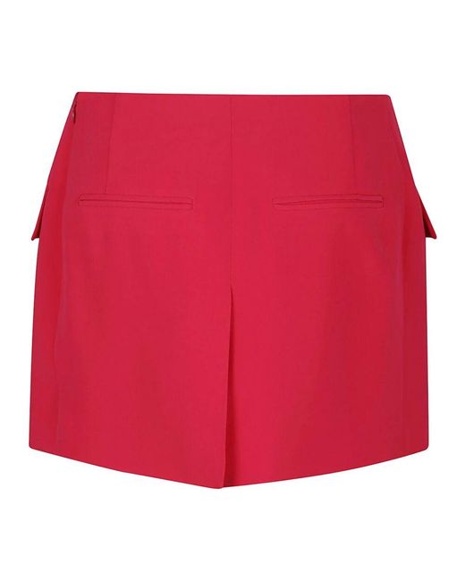 Short Skirts Balmain de color Red