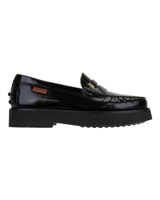 Tod's Black Loafers