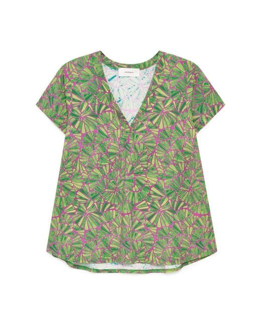 Maliparmi Shell T-Shirt in het Green