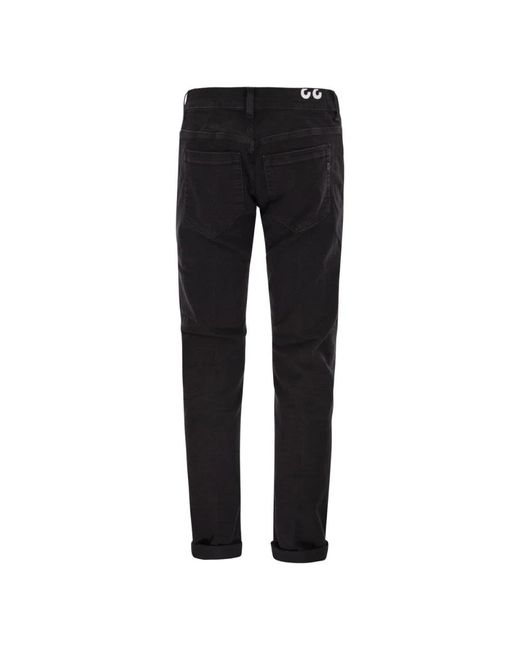 Dondup Black Slim-Fit Jeans