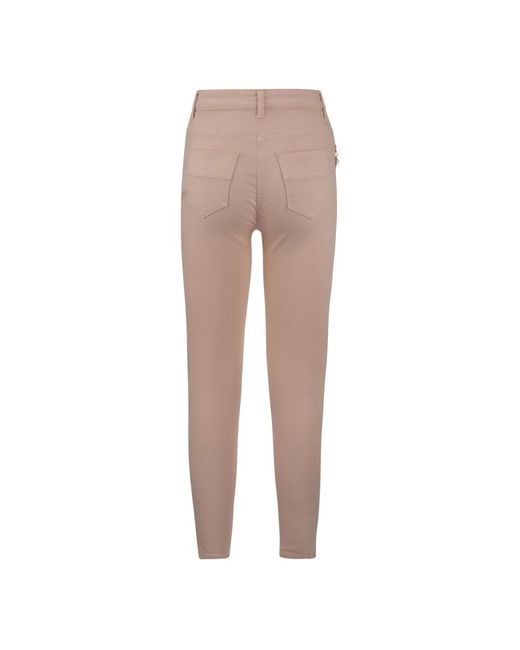 Trousers > skinny trousers Elisabetta Franchi en coloris Natural