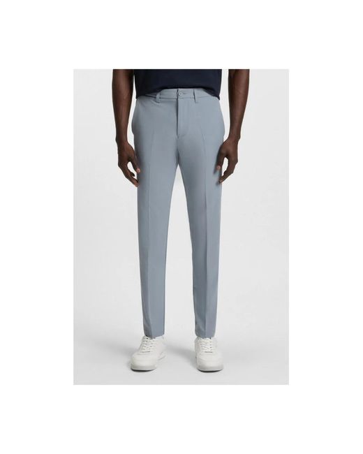 HUGO Blue Slim-Fit Trousers for men