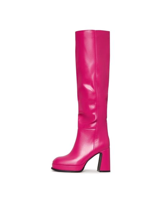 Over-Knee Boots di CESARE GASPARI in Pink