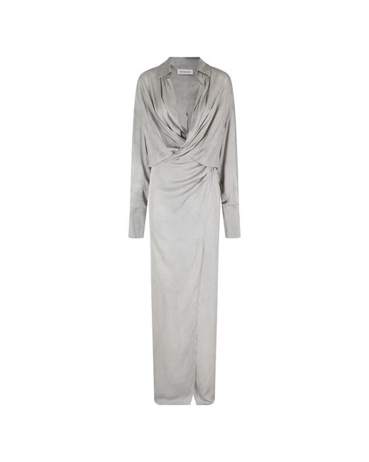 ANDAMANE Gray Maxi Dresses
