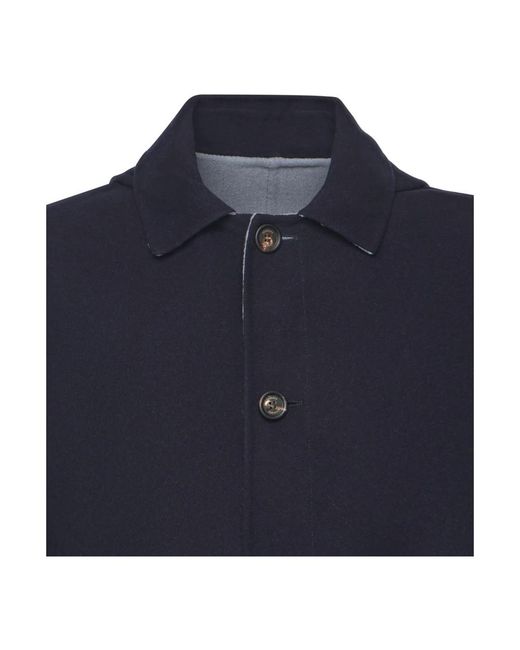 Eleventy Single-Breasted Coats in het Blue voor heren