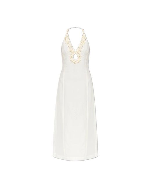 Midi Dresses Cult Gaia de color White